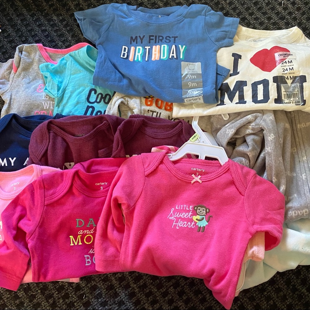 Variety Carter’s clothing